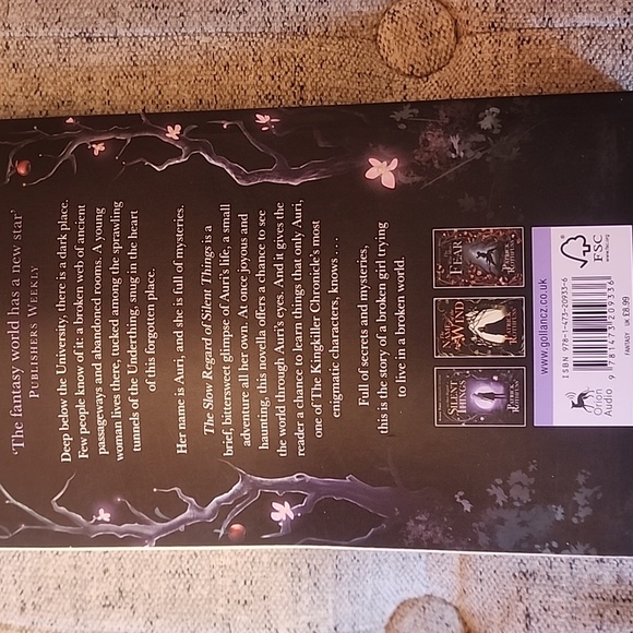 🤓 The Wise Man's Fear + The Slow Regard Of Silent Things by Patrick Rothfuss 🤓 - Picture 6 of 7